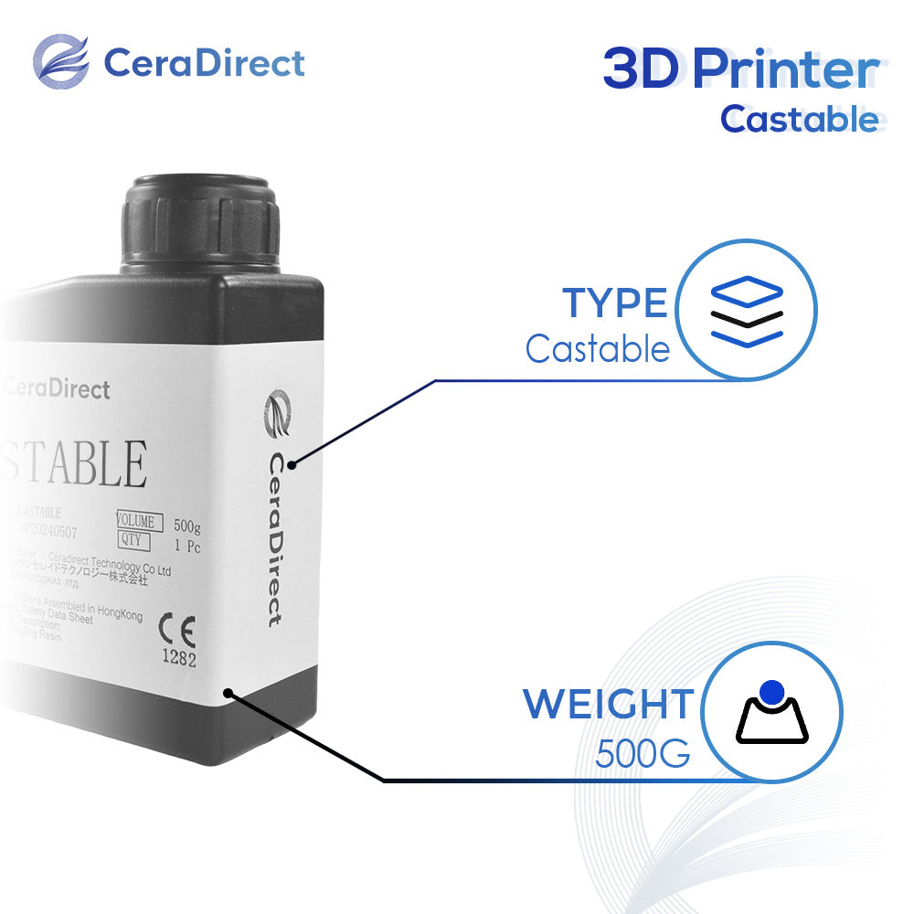 3D Printer CASTABLE Resin（500g）